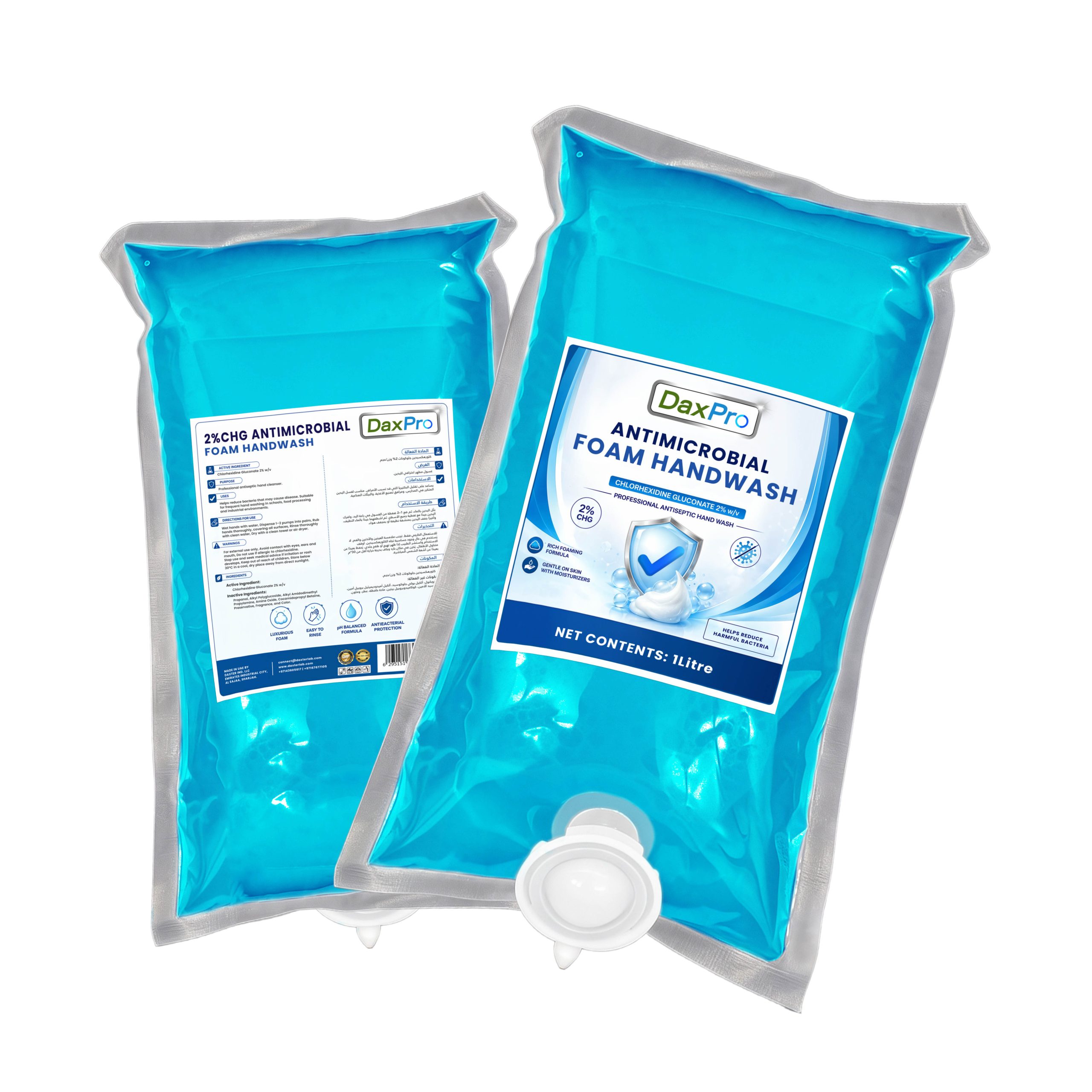 Food Industry Hand Soap 1L pouch by Daxter Lab UAE
